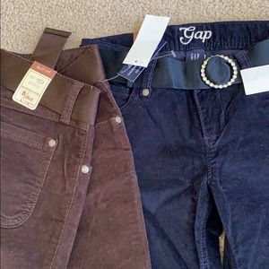 Boot Cut  Stretch Velvet Jeans 2 Pairs NWT 8